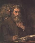 REMBRANDT Harmenszoon van Rijn Saint Matthem and the Angel (mk33) oil painting picture wholesale